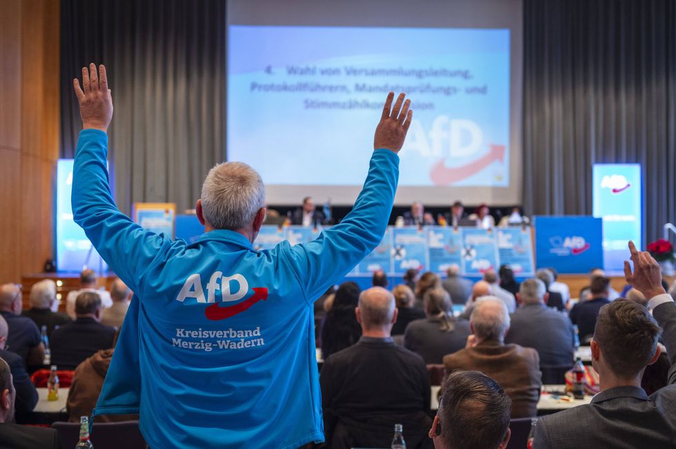 The AfD meeting for the constellation meeting to elect the state list in November 2024.