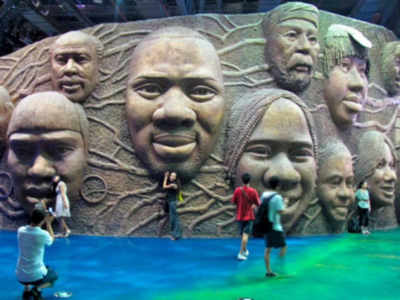 The Africa pavillion at the Shanghai Expo