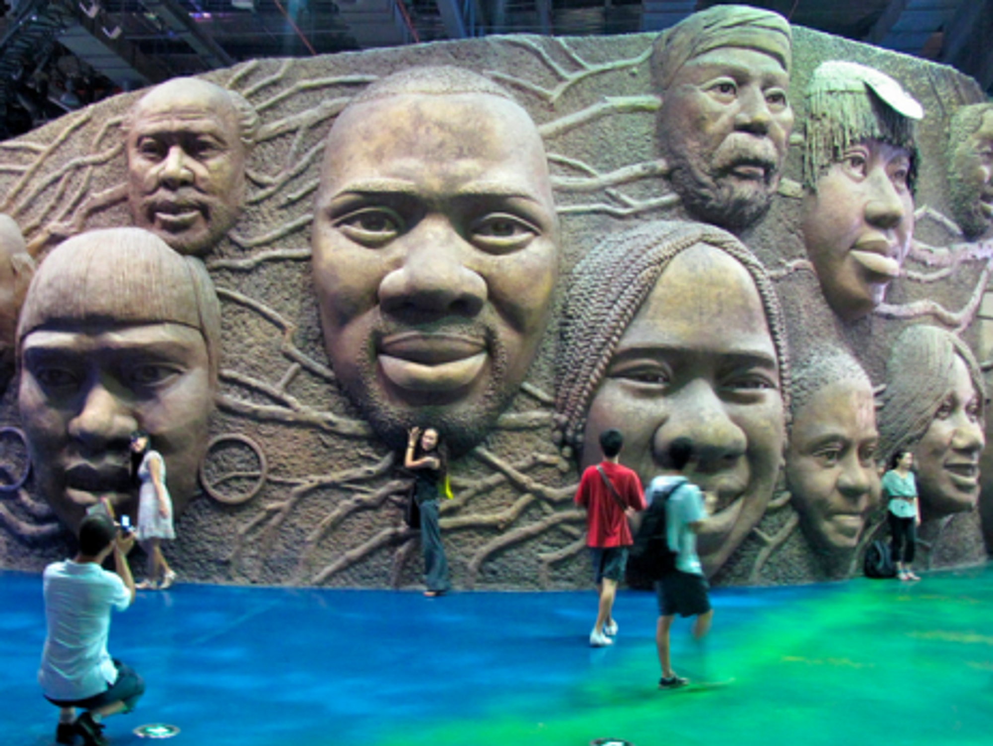 The Africa pavillion at the Shanghai Expo