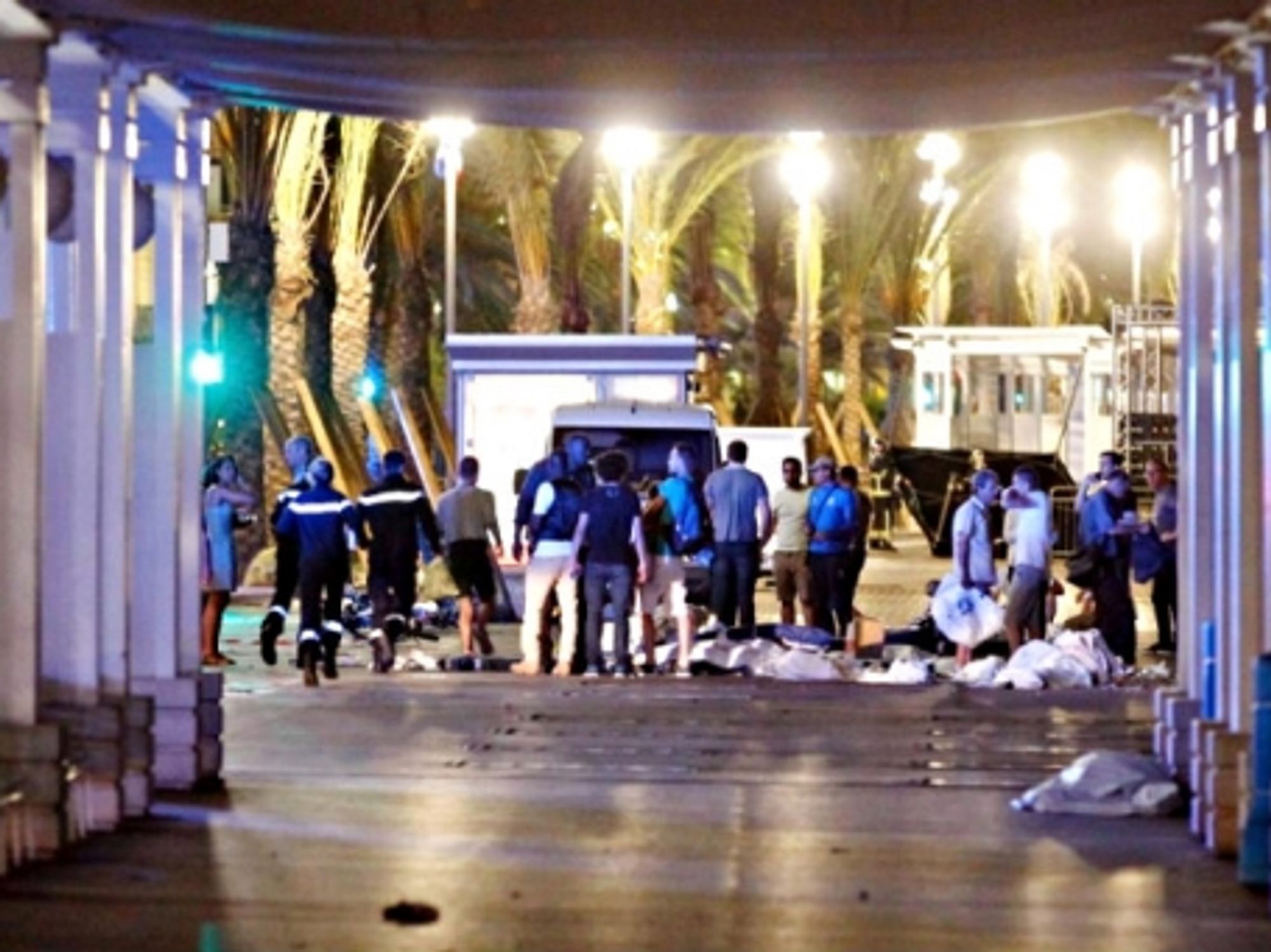 The aftermath of Thursday night's attack