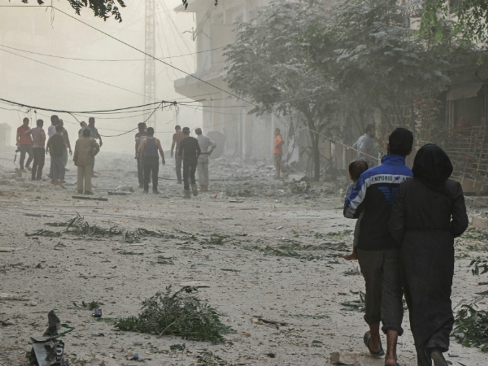 The Al-Ansari neighborhood in Aleppo