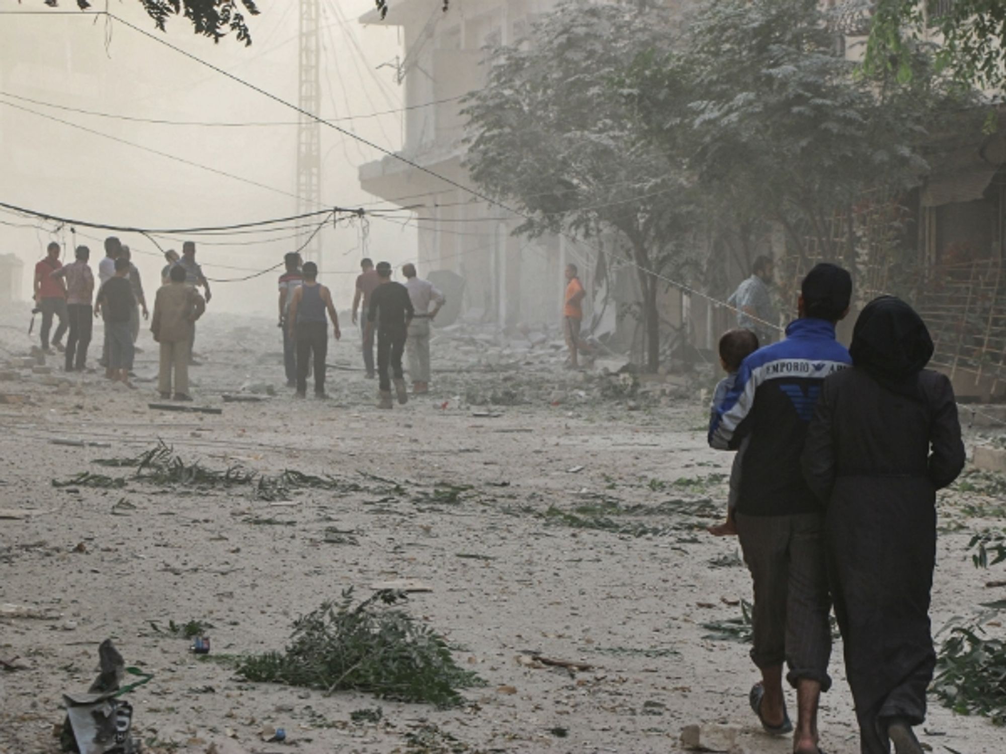 The Al-Ansari neighborhood in Aleppo