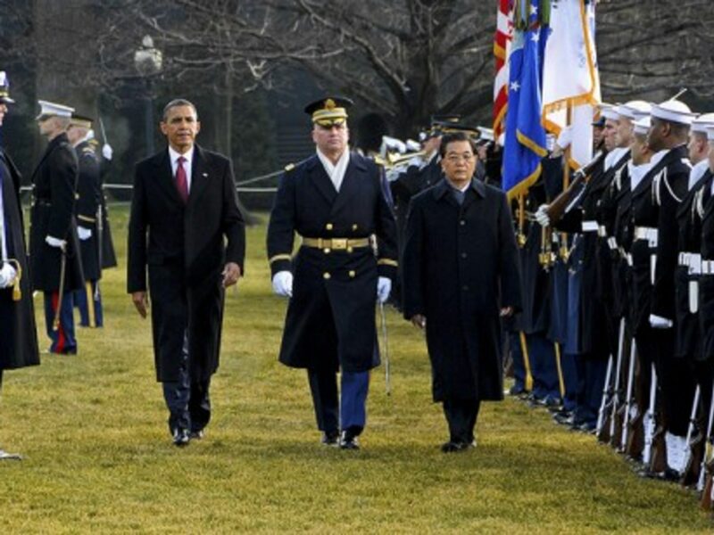 The American and Chinese Presidents in January (US Army)