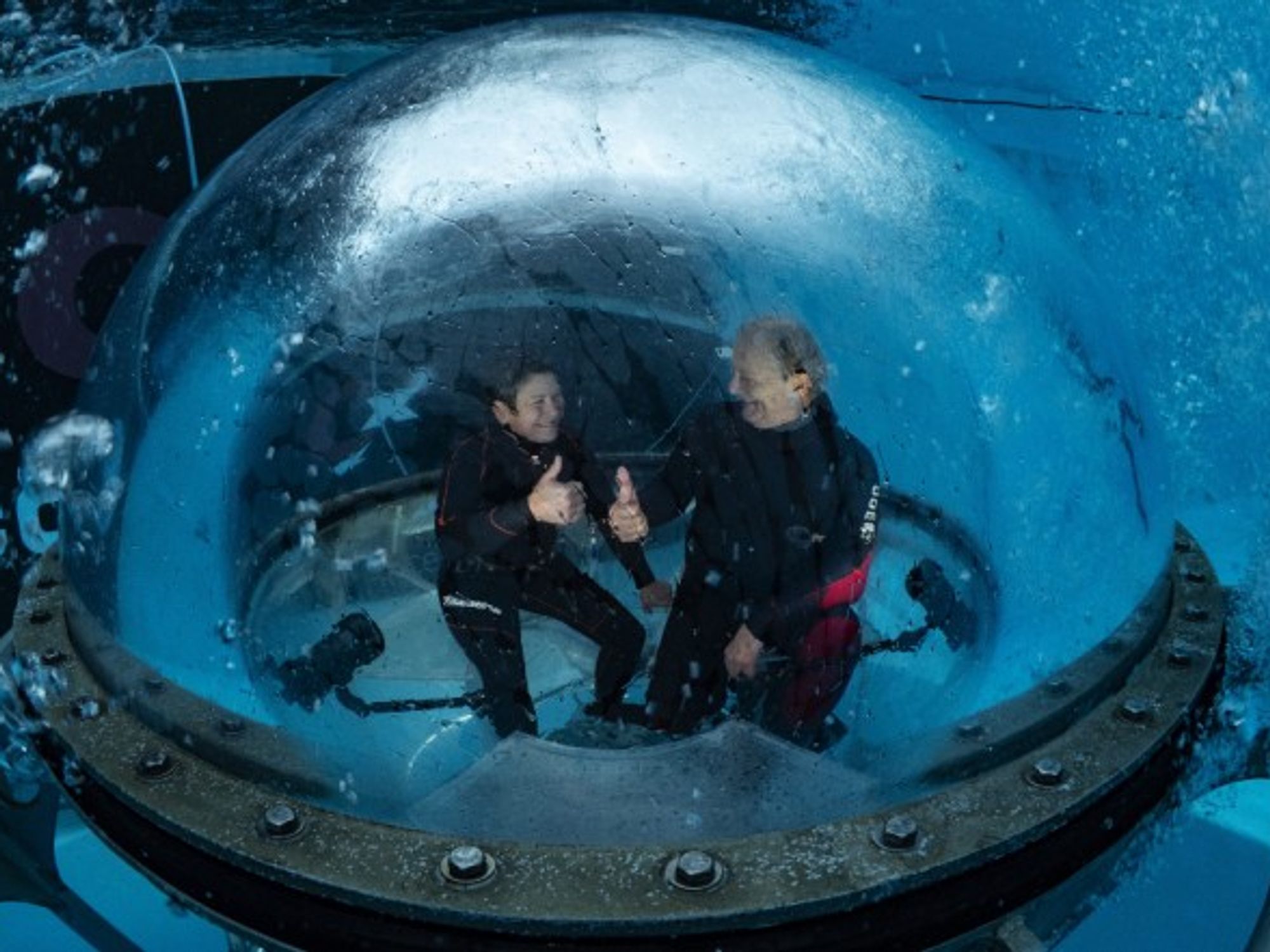 The Aquabulle, created by French architect-oceanographer Jacques Rougerie en 1978