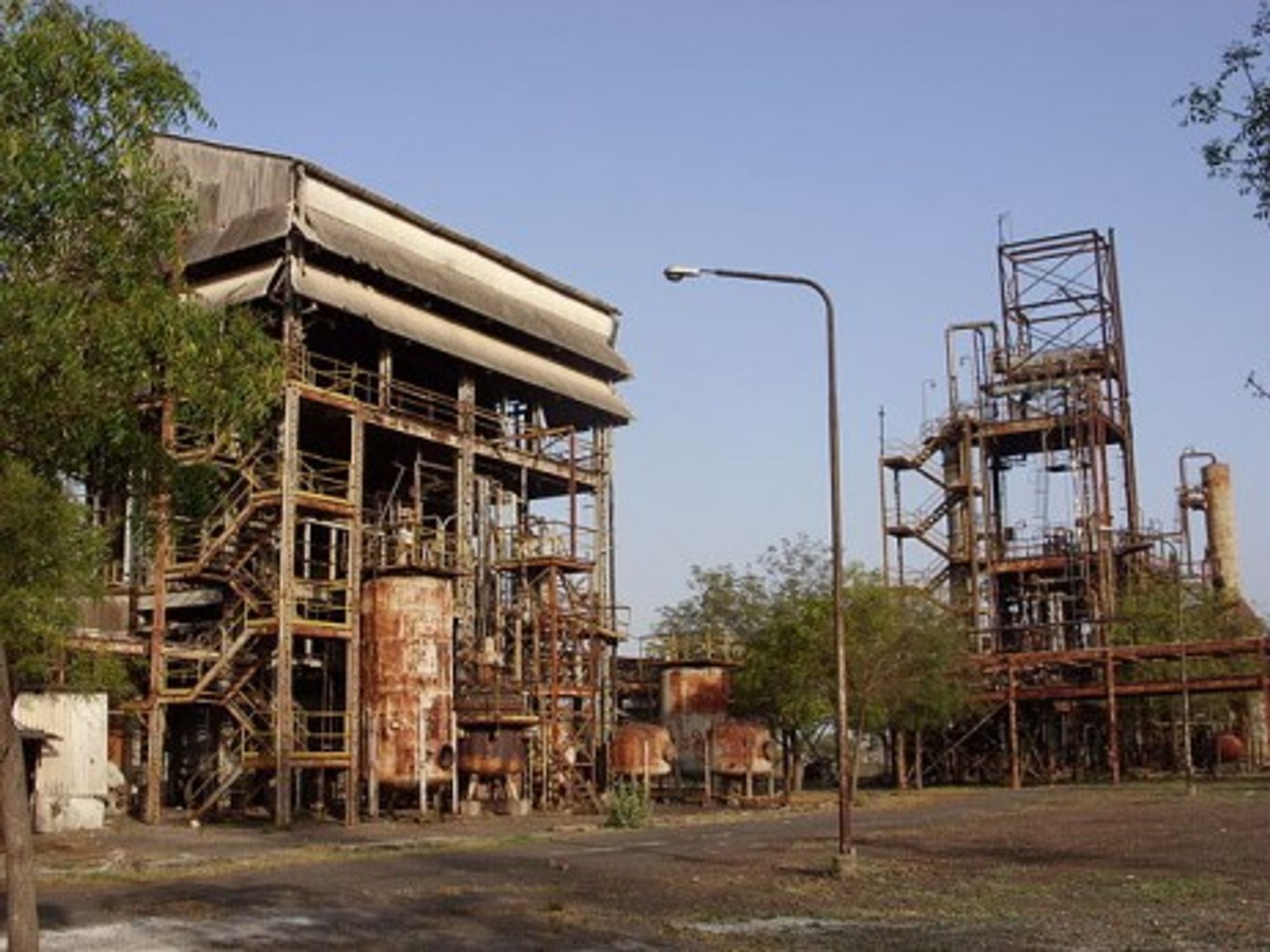 The Bhopal plant, abandoned but still deadly