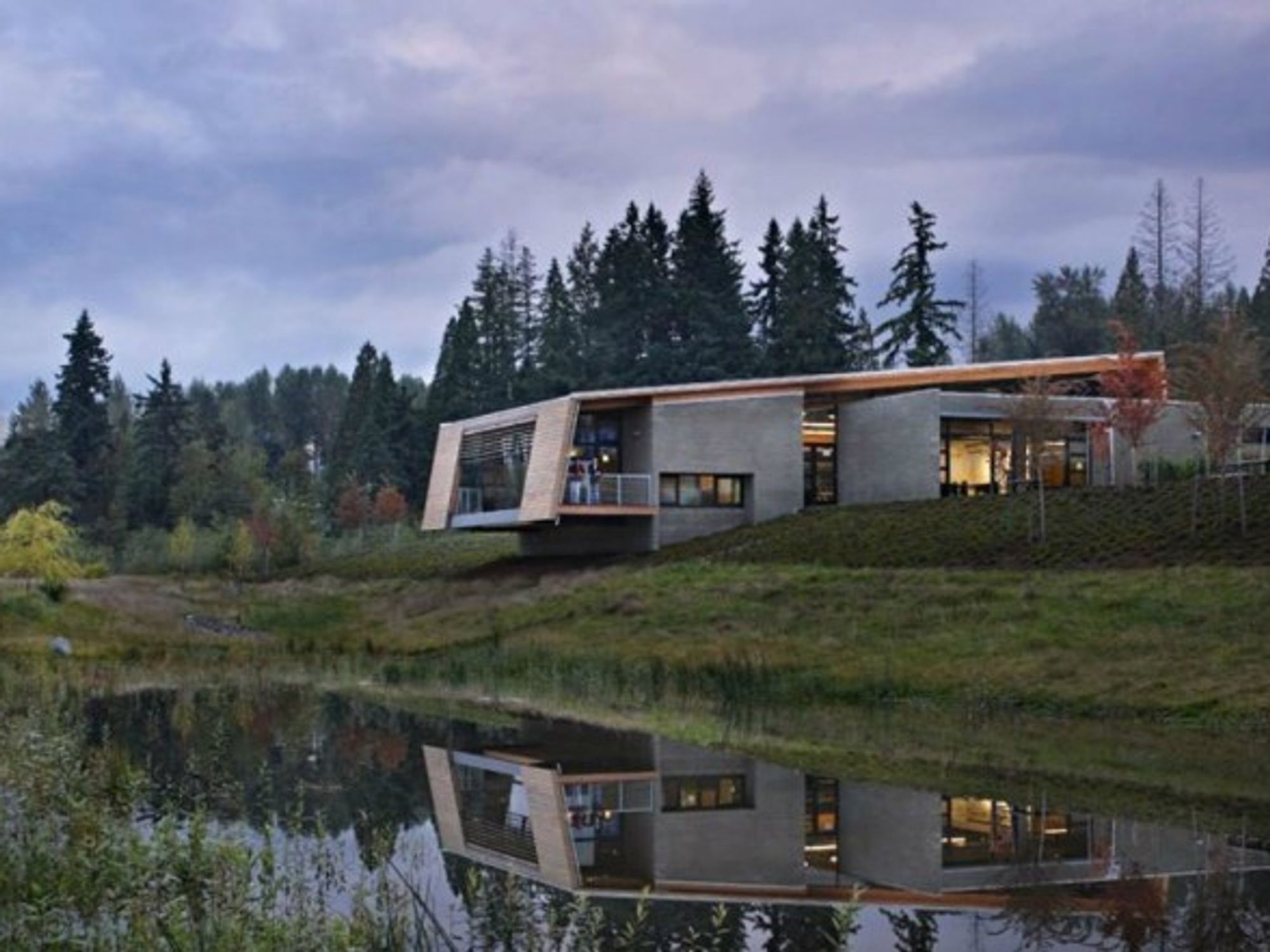 The Brightwater Clean-Water Treatment Facility, near Maltby, Washington