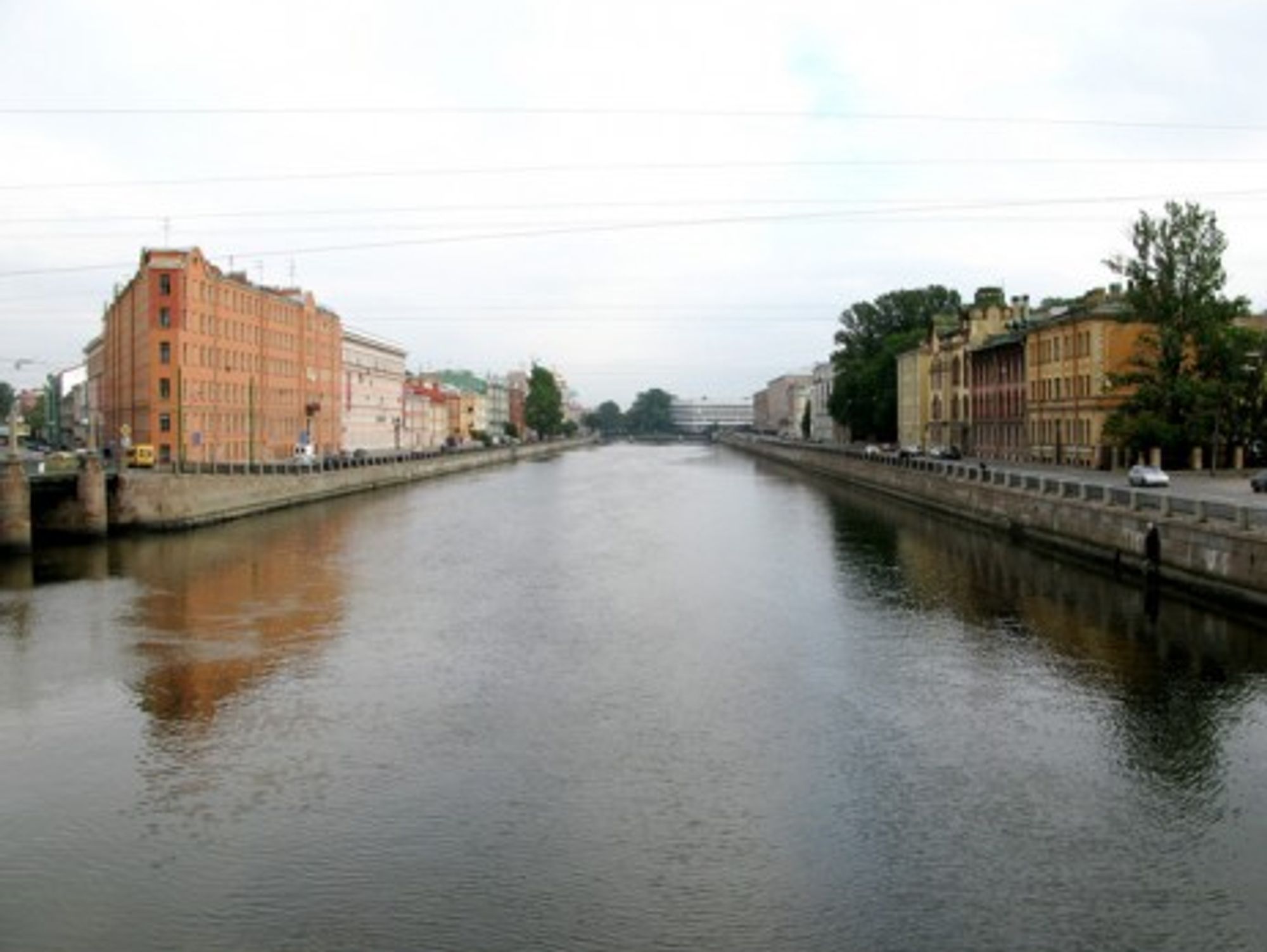 The canals of St. Petersburg, Russia