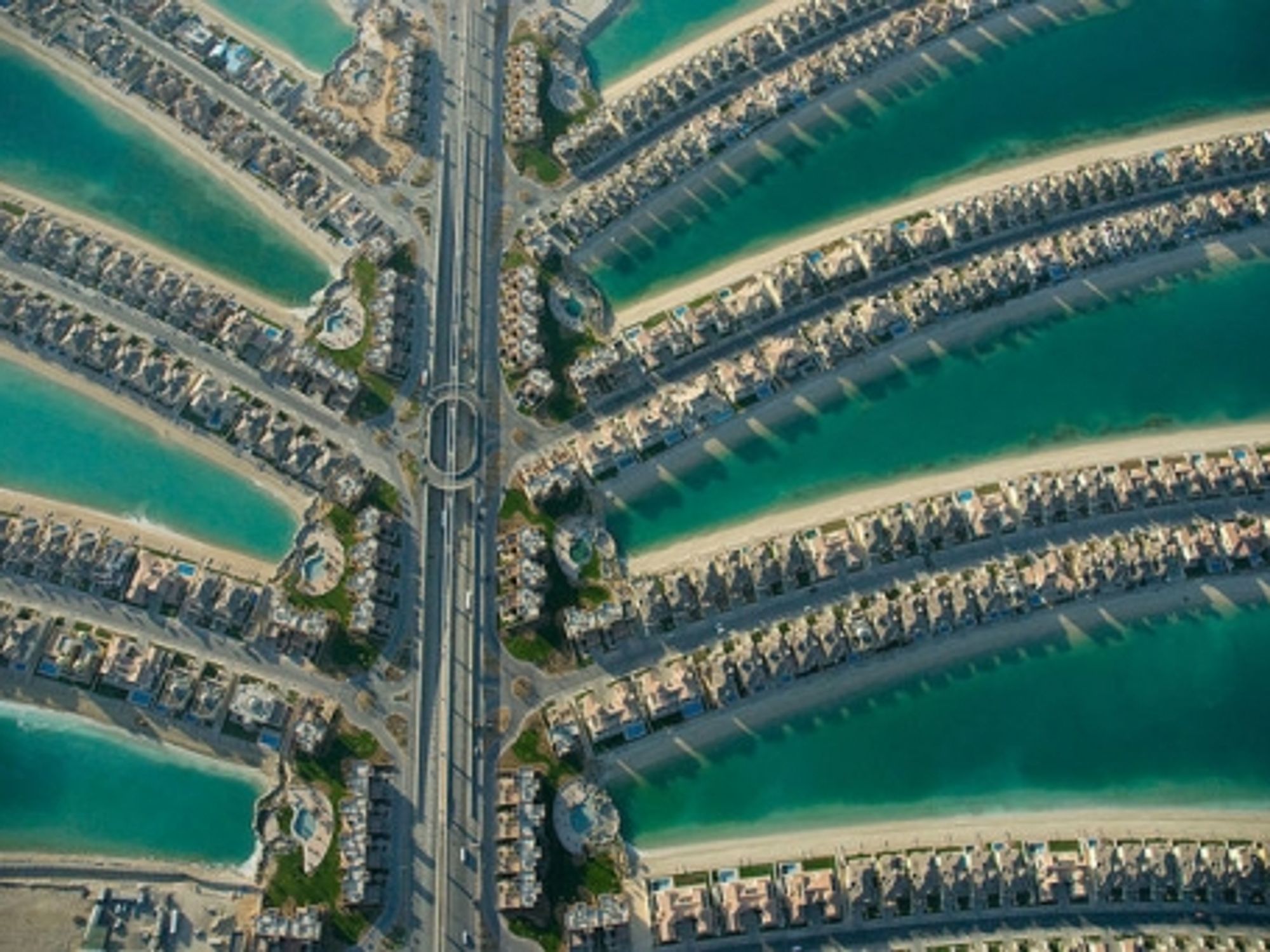 The Center Core of the Palm Jumeirah, Mar. 2008