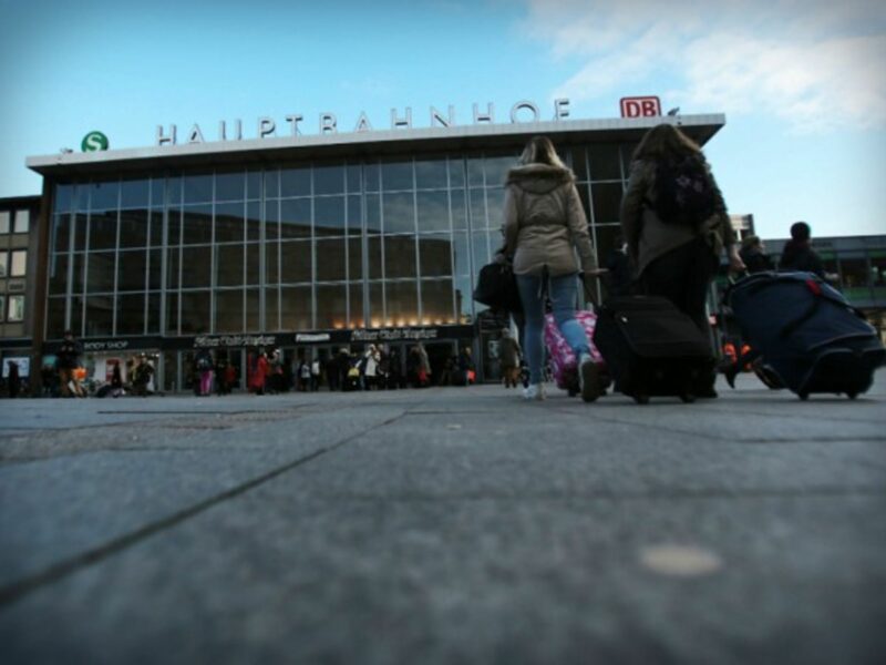 The central station in Cologne
