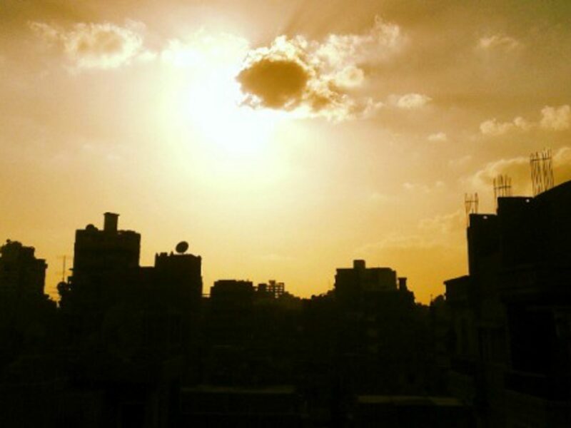 The city of Meit Ghamr, Egypt