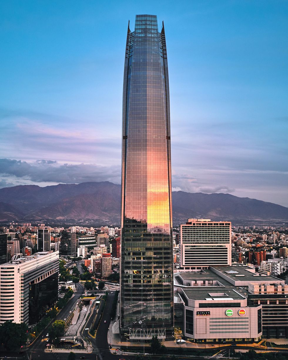 The Costanera corporate complex in Santiago, Chile