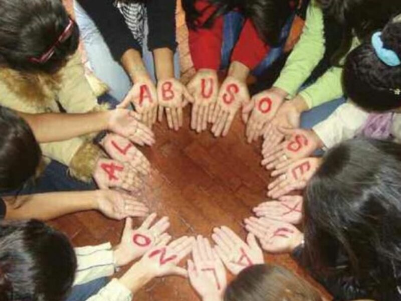 The cover photo for Amnesty International's report on sexual violence in Colombia.