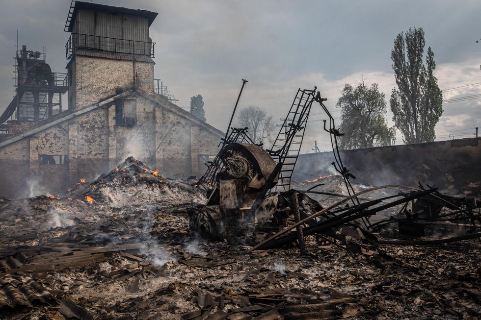 The Donbas region