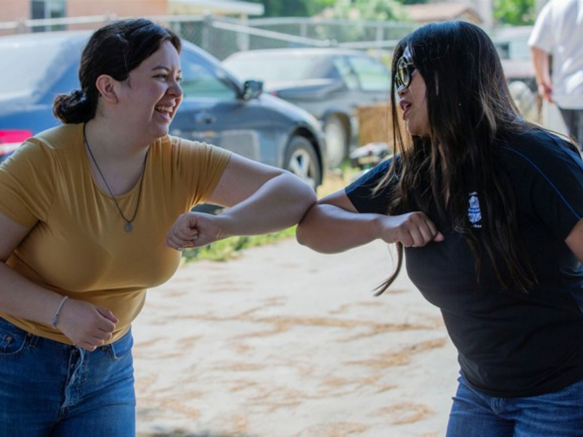 The elbow bump has been widely used across the world