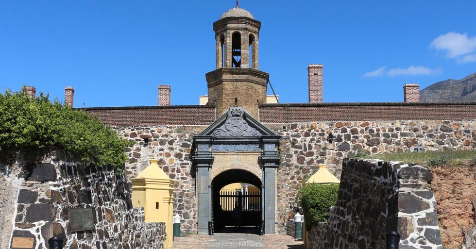 The entrance to the Castle of Good Hope
