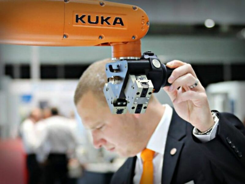 The EU is probing the Chinese purchase of German robotics firm Kuka.
