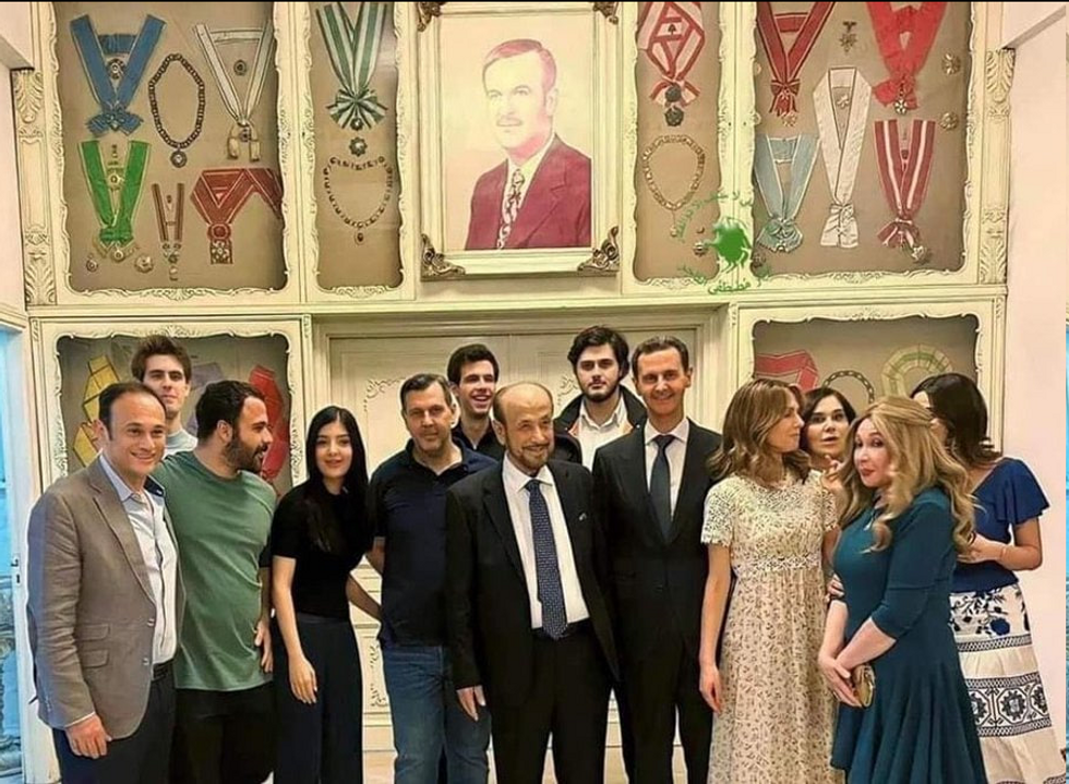 The extended Assad clan.