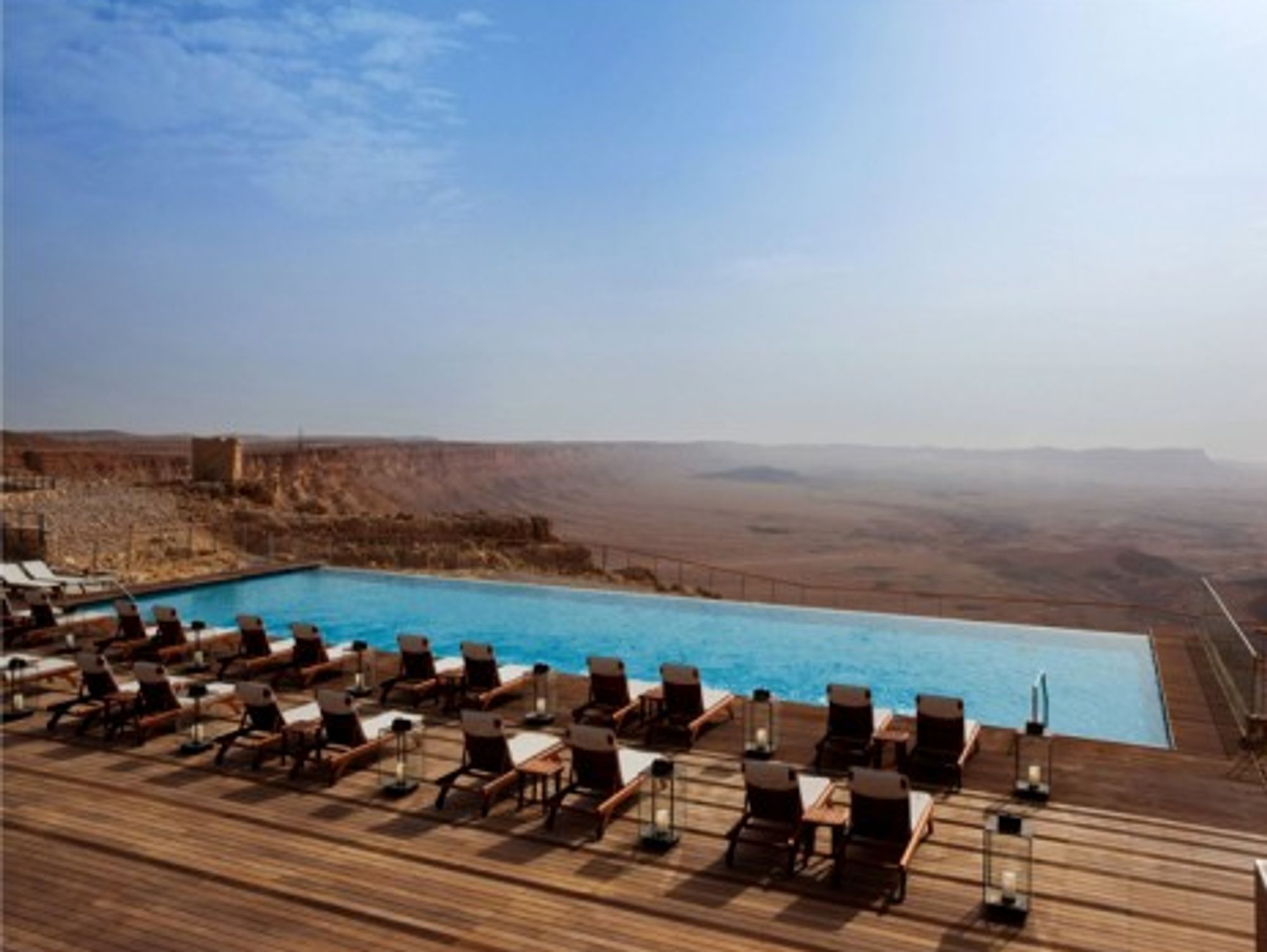 The five-star Beresheet hotel offers a unique view on a meteor crater in the Negev desert (Beresheet/Isrotel)