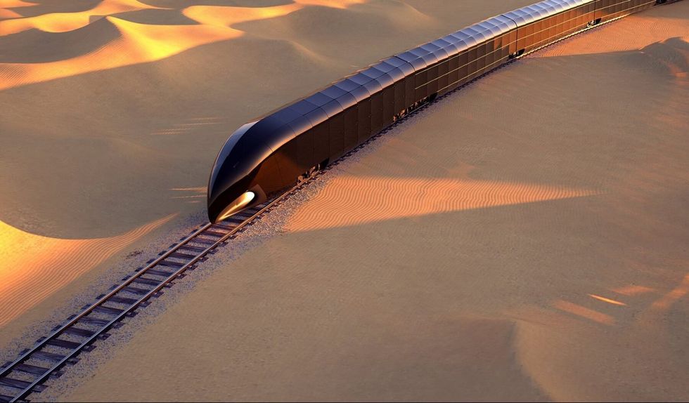The G train imagined by French designer Thierry Gaugain.