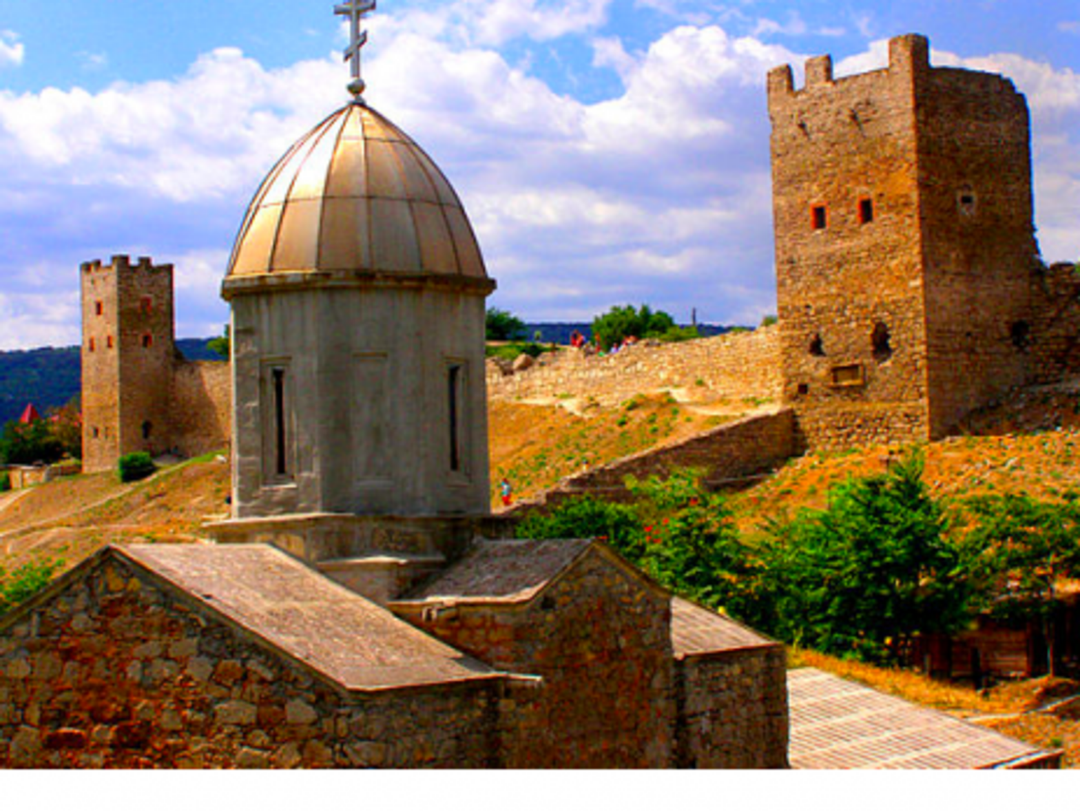 The Genoese Fortress in Caffa