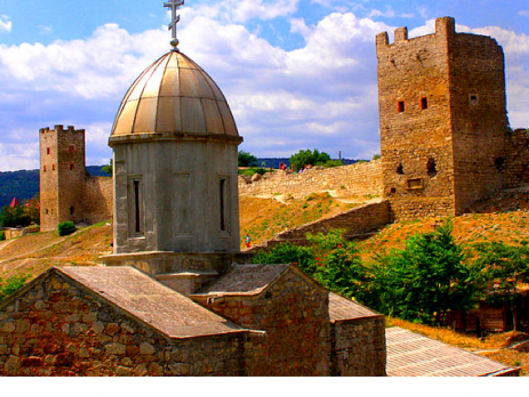 The Genoese Fortress in Caffa
