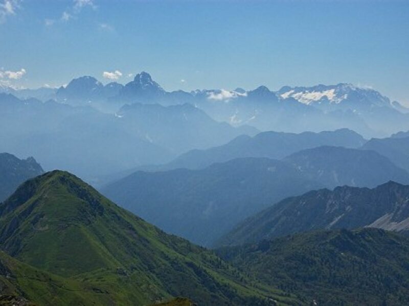 The Giulie Alps mountain range where the tragedy occurred (chripell)