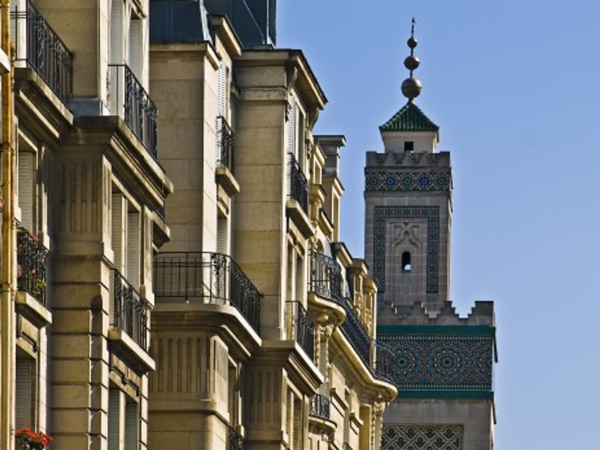 The great mosque of Paris is now part of the city's scenery (Stéphane Martin)
