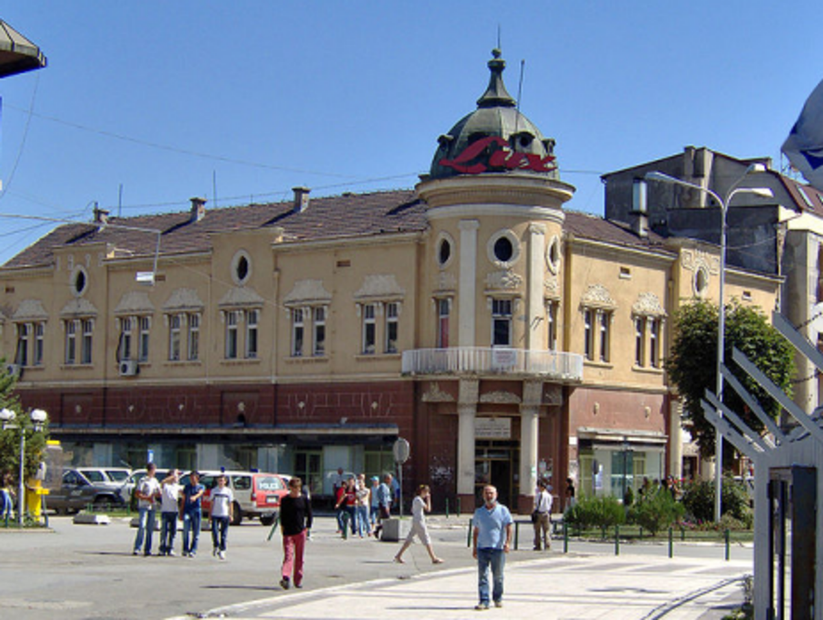 The historic center of Kosovska Mitrovica (Wikipedia)