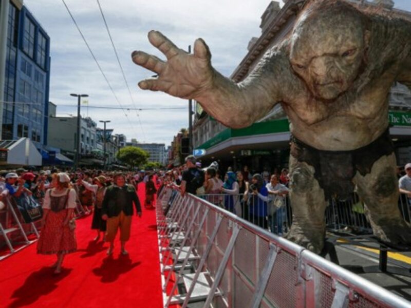 The Hobbit world premiere in Wellington, New Zealand