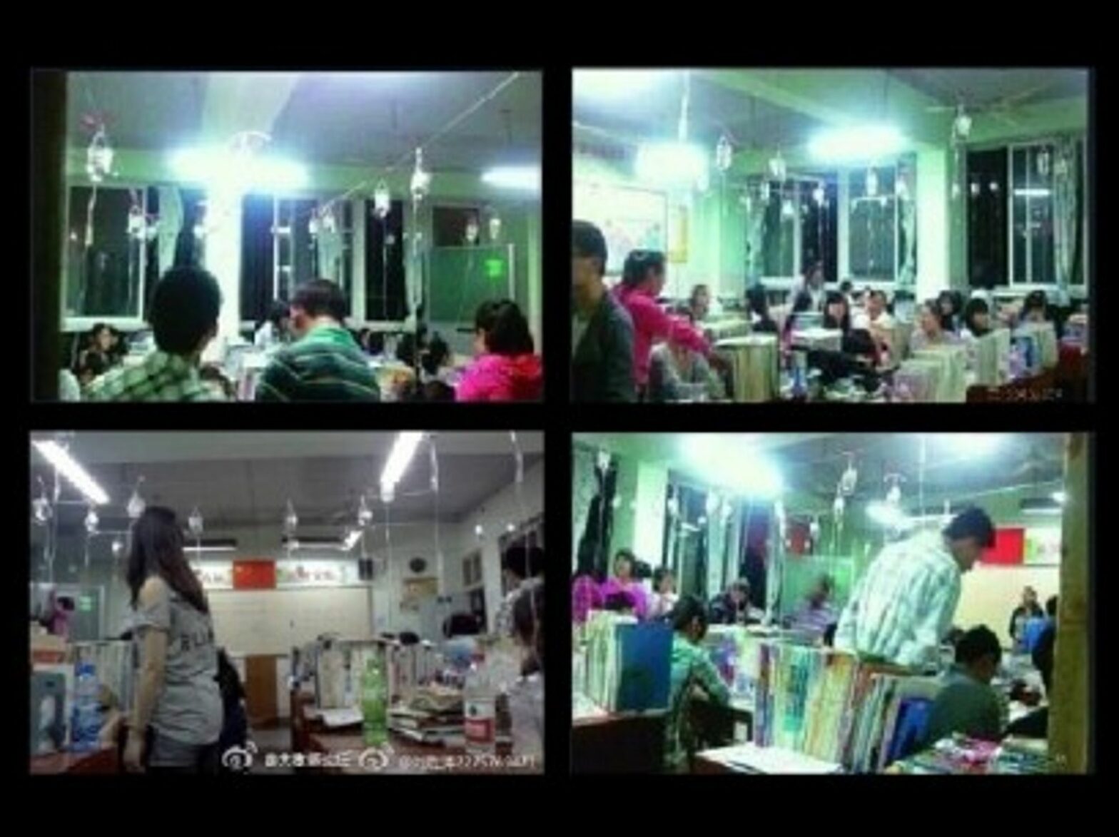 The images circulating across the Internet in China