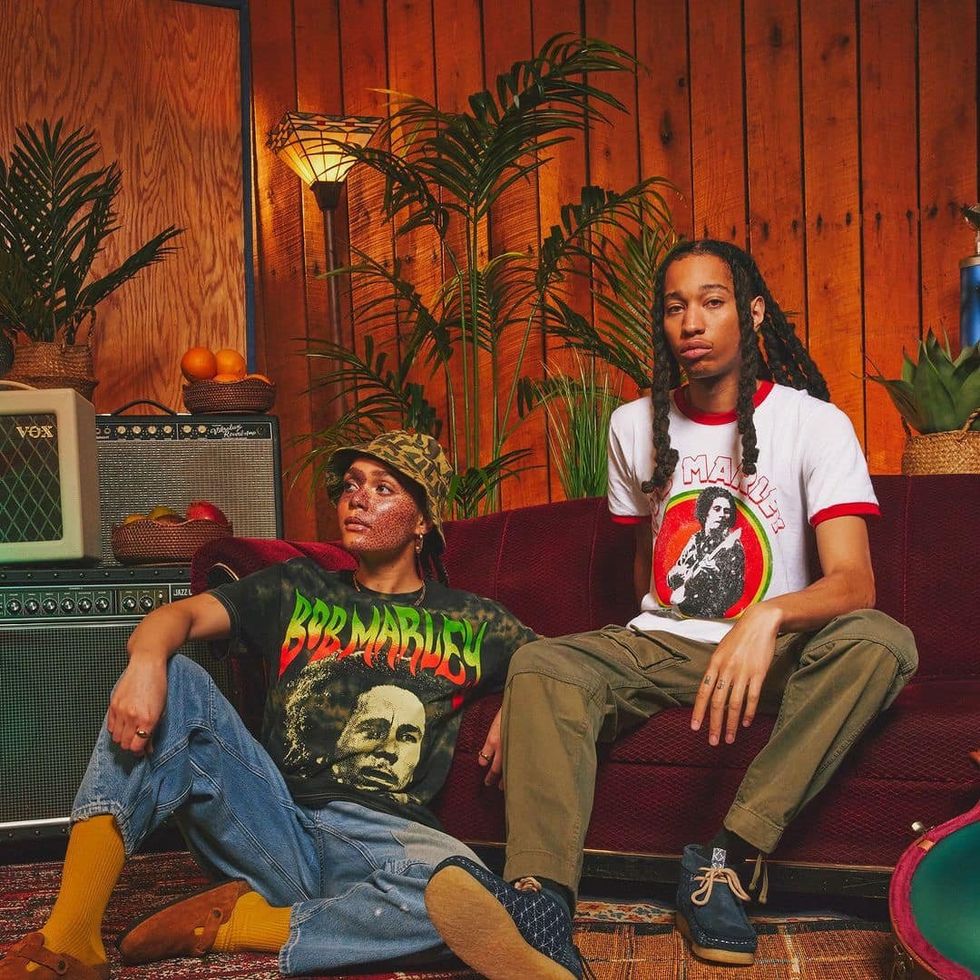 The latest merch collection for the Bob Marley Shop.