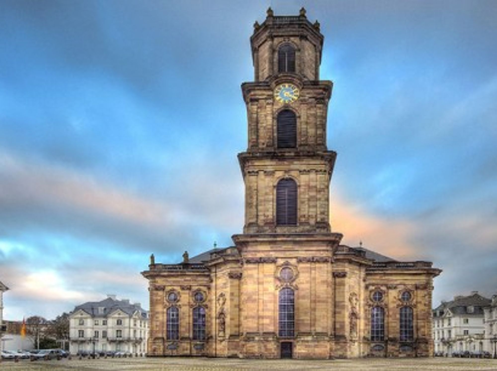 The Ludwigskirche church in Old Saarbrucken, Germany