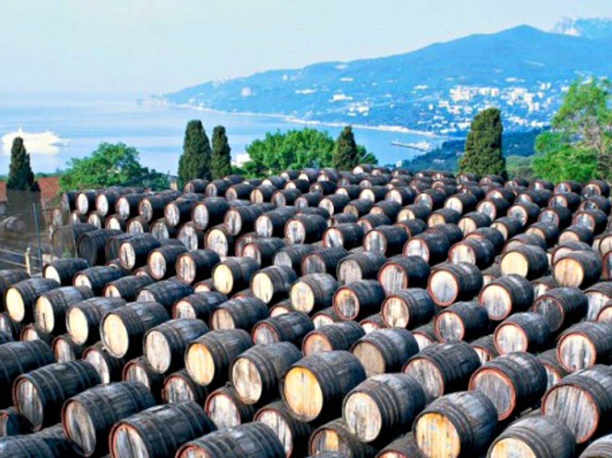The Massandra winery in Crimea.