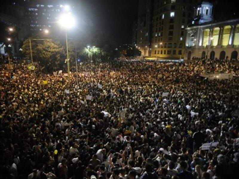 The masses gather in Rio