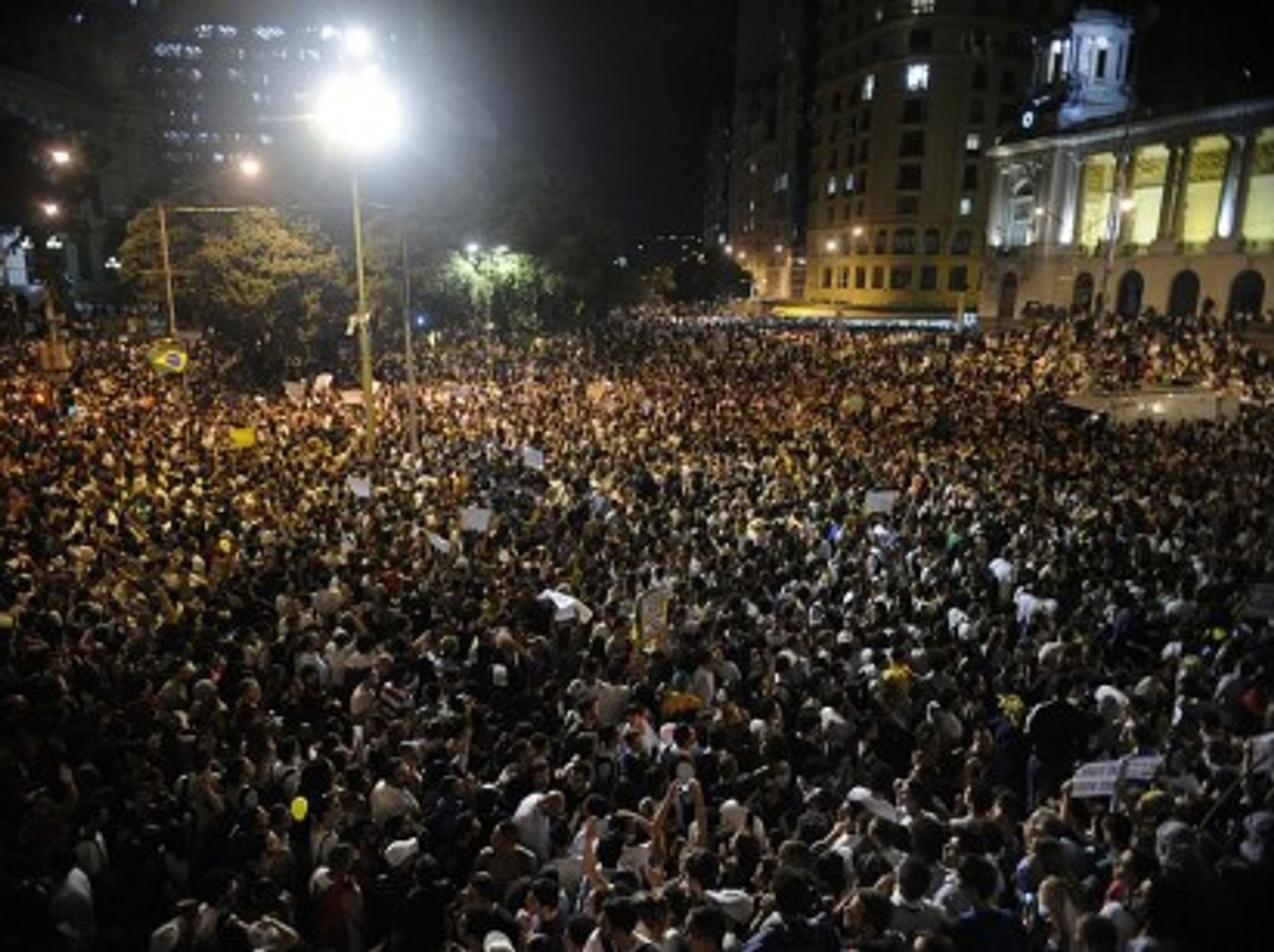 The masses gather in Rio