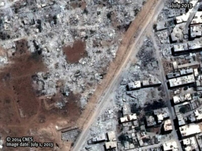The Mezzeh area of Damascus in July 2013