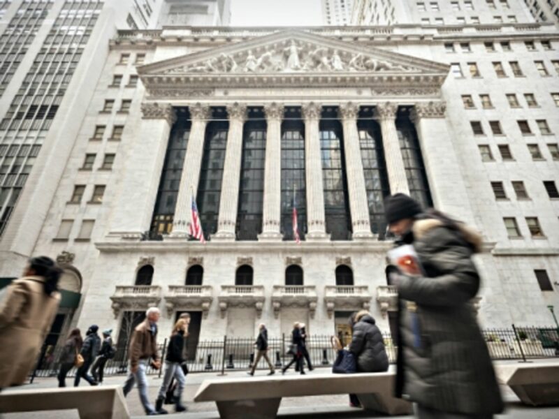 The New York Stock Exchange on Wall Street