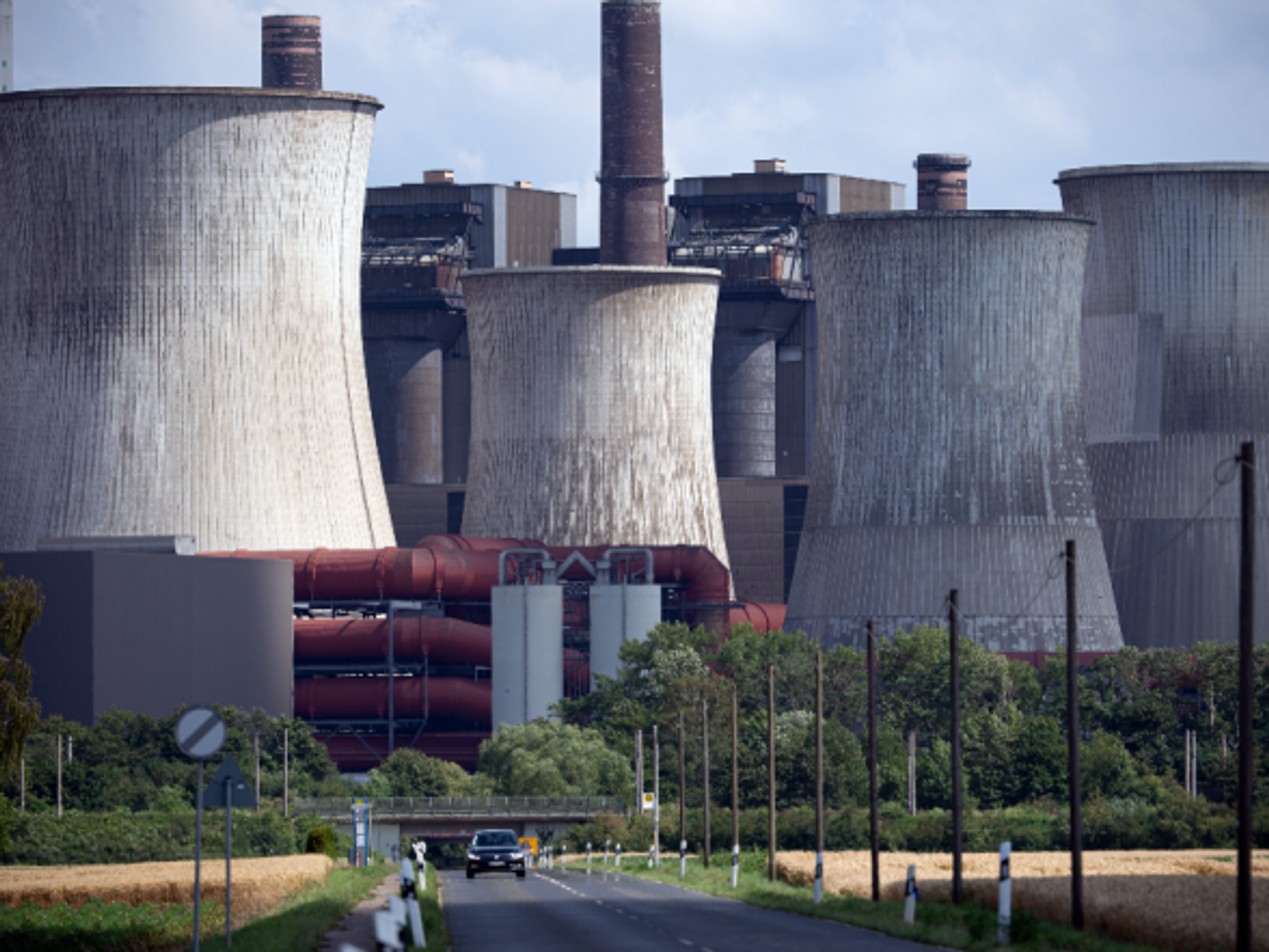 The Niederaussem lignite-fired power plant, in Germany.