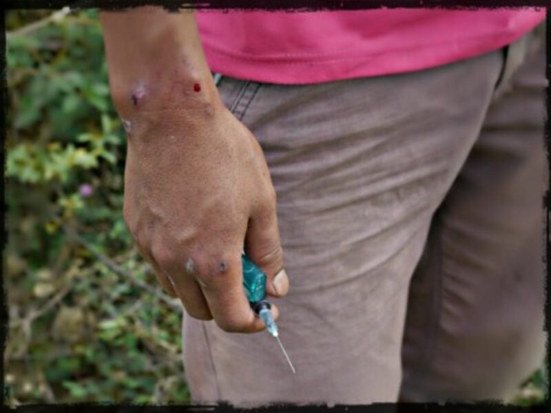 The number of Burmese heroin addicts is increasing