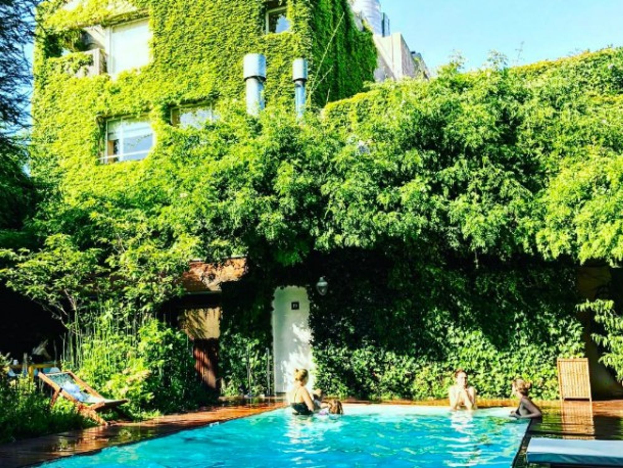 The pool at Home Hotel in Buenos Aires