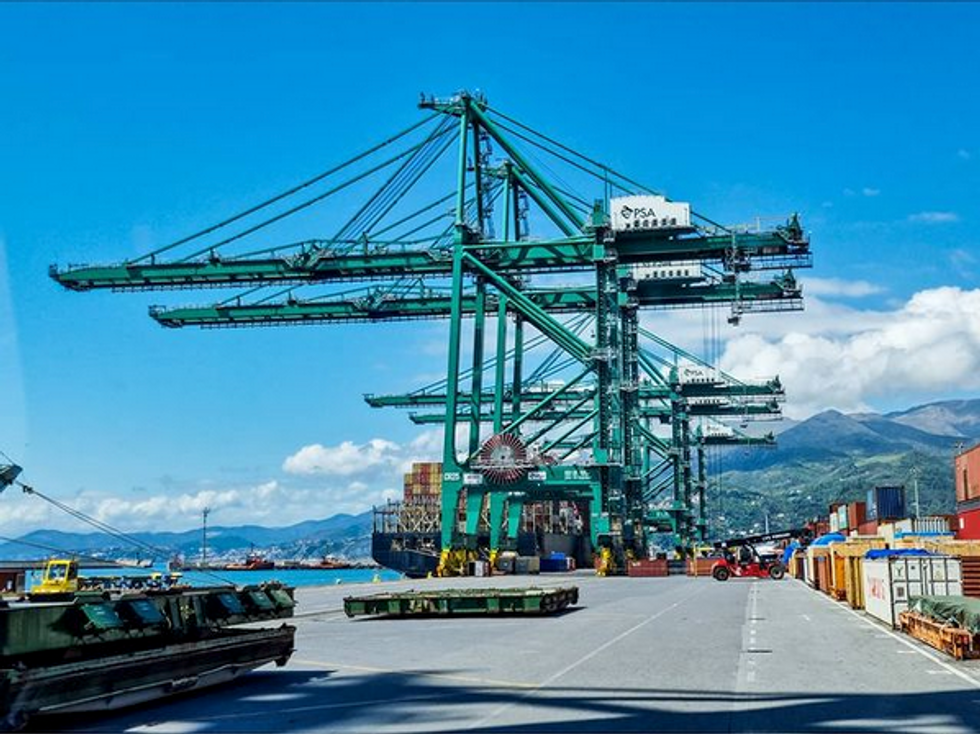 The port of Genoa​