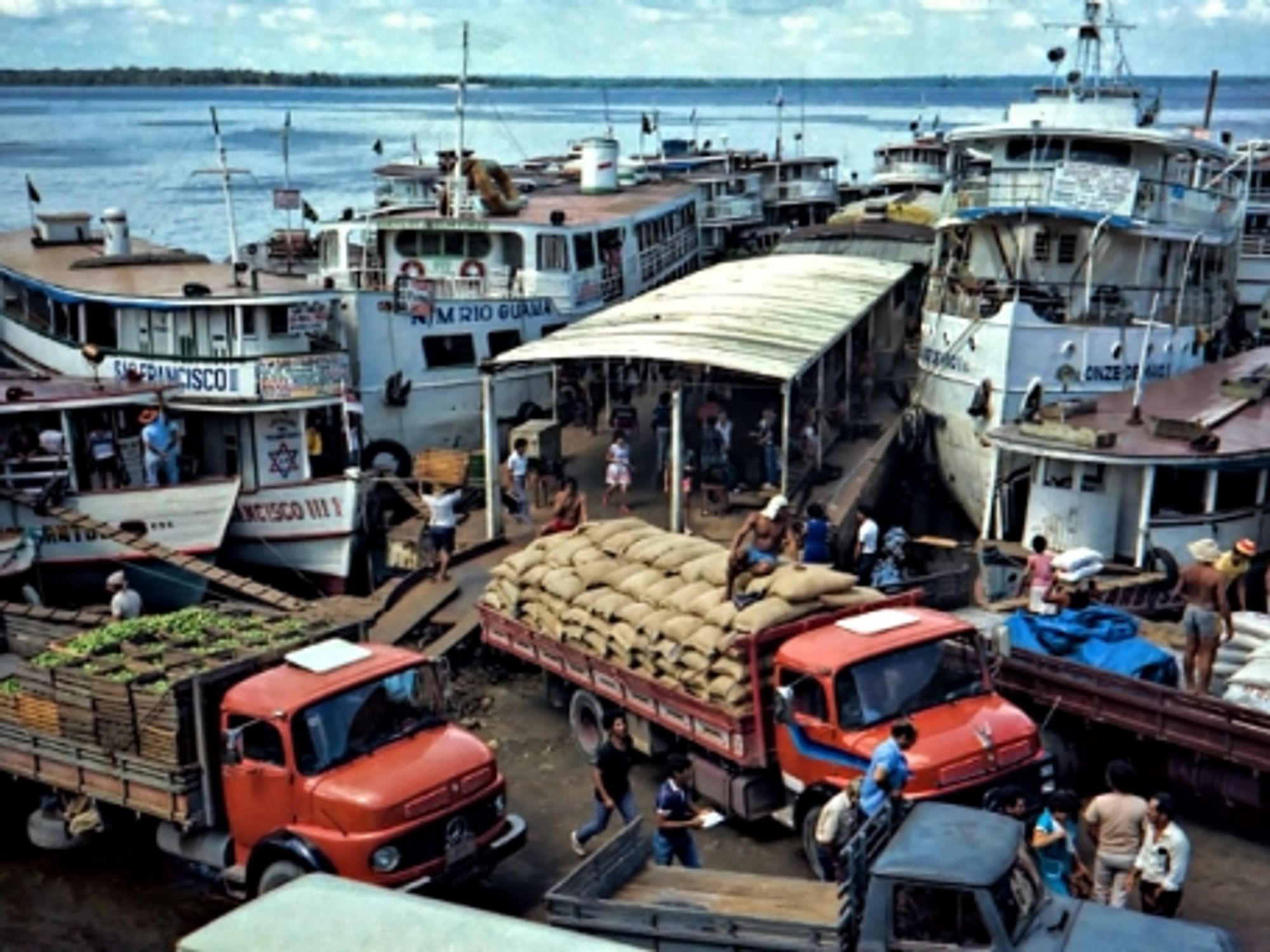 The port of Manaus, Brazil