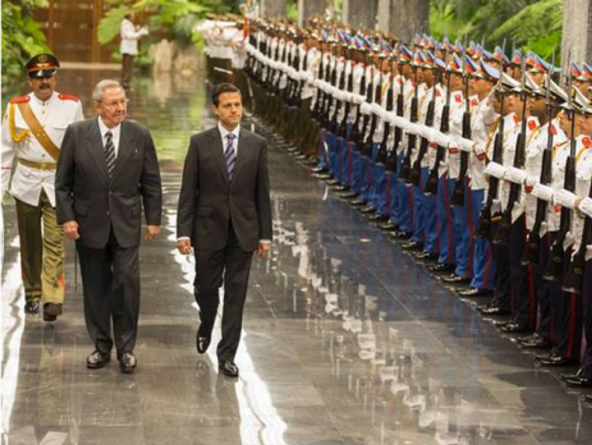 The presidents of Cuba and Mexico on Pena Nieto's recent visit to Havana