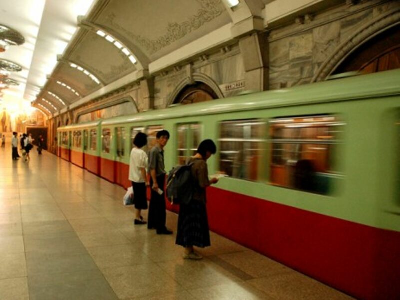The Pyongyang metro