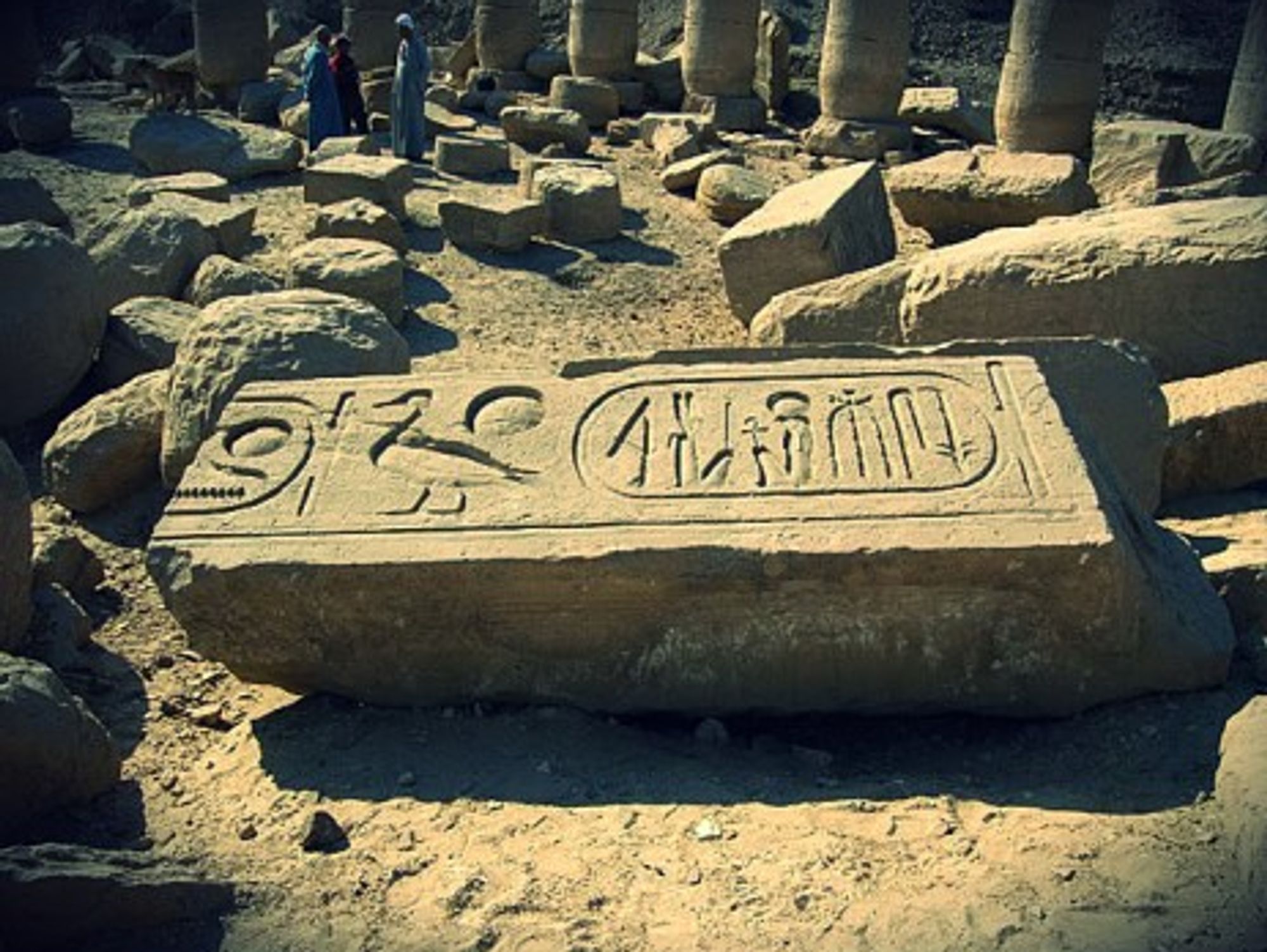 The Ramses II temple in Antinoupolis, now Sheikh Abada
