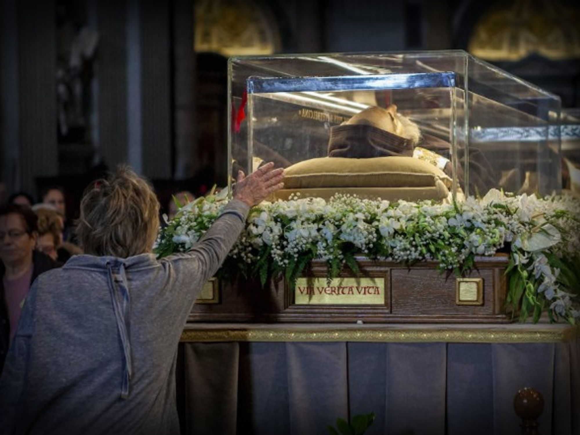 The relics of Padre Pio at the Vatican in Feb. 2016