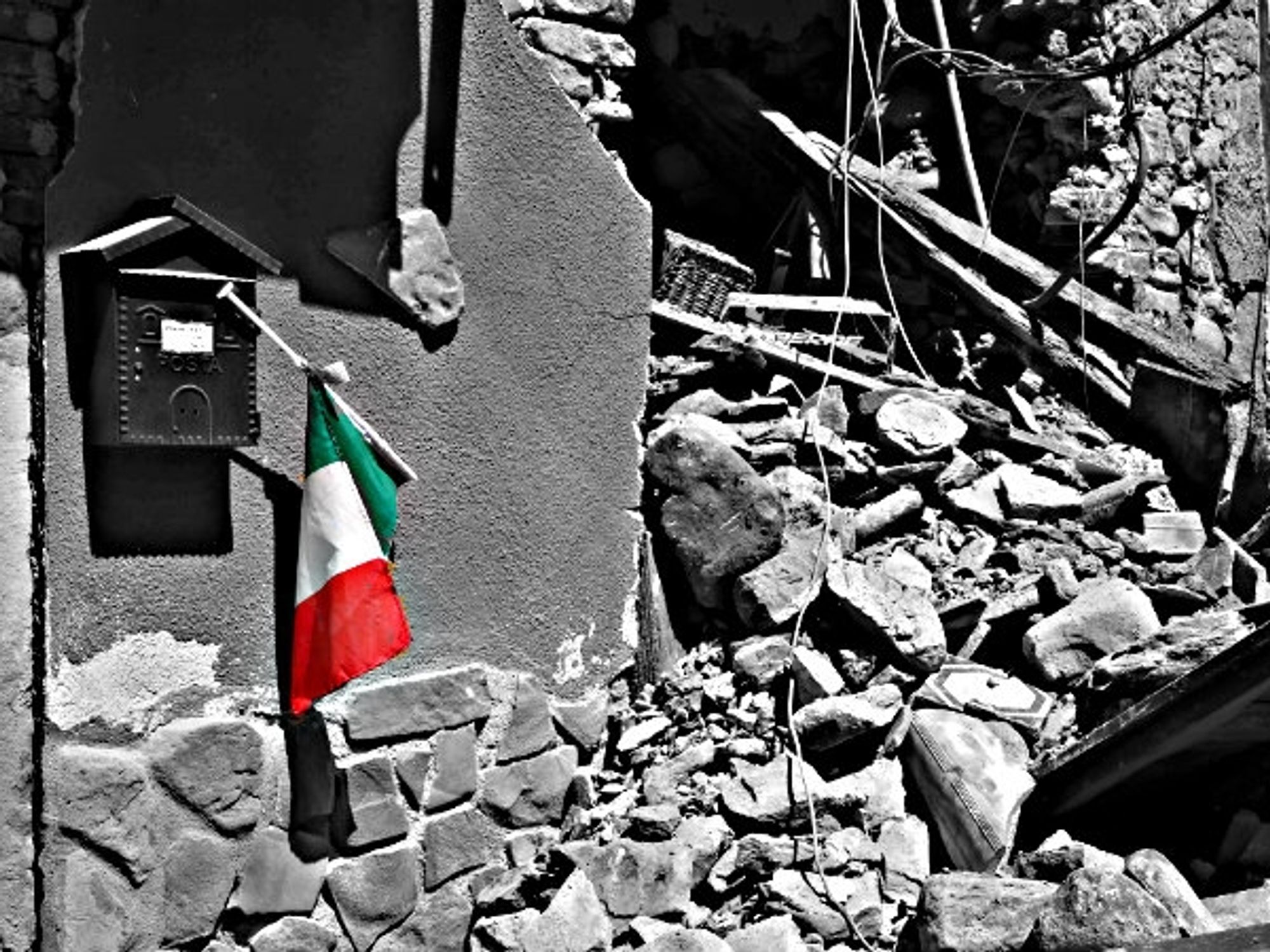 The rubble Sunday in Norcia