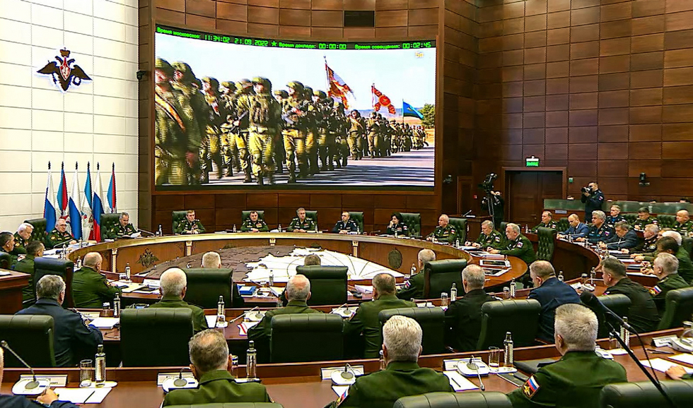 The Russian Defense Ministry on Sept. 21