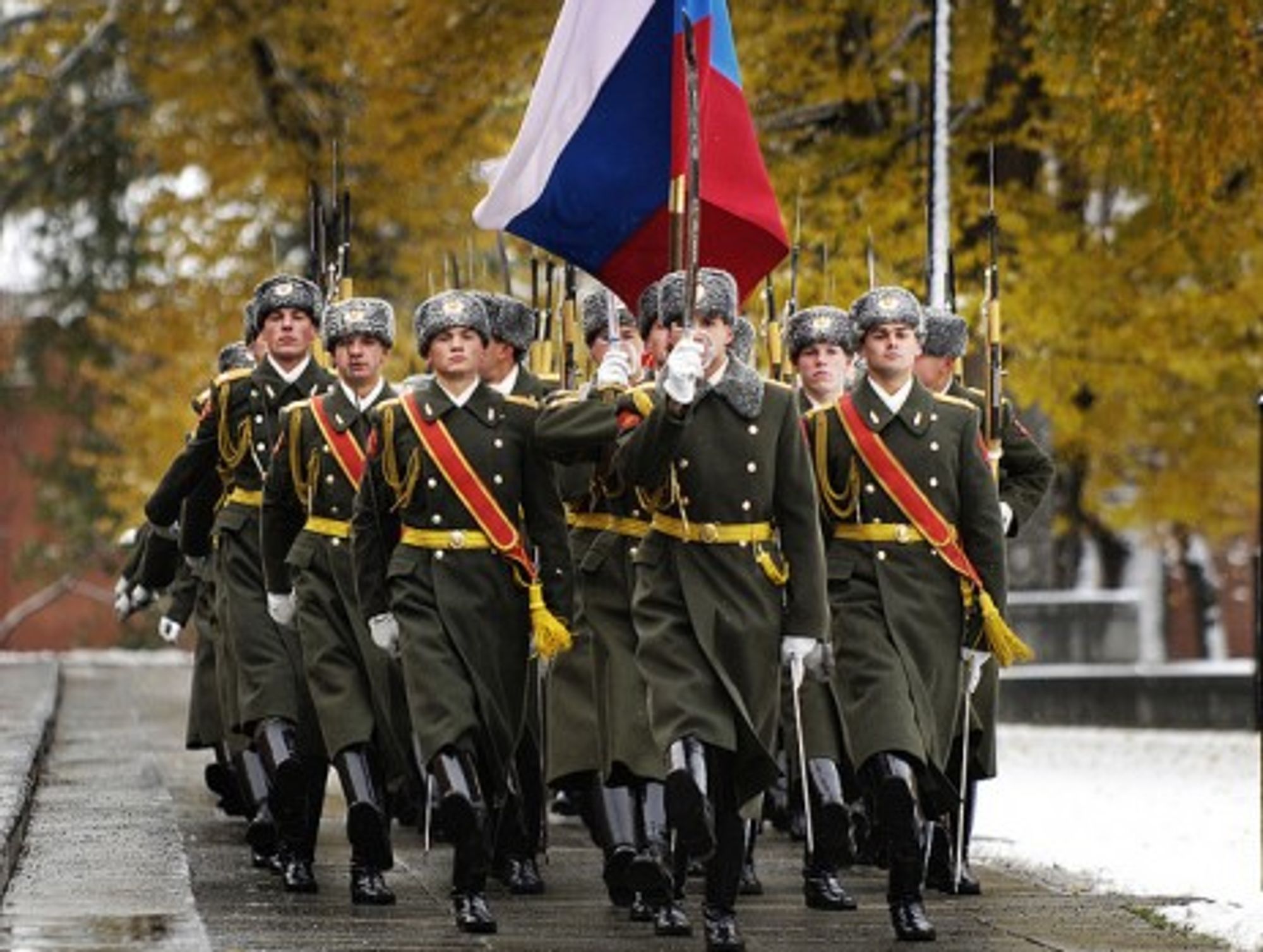The Russian Honor Guard in Moscow