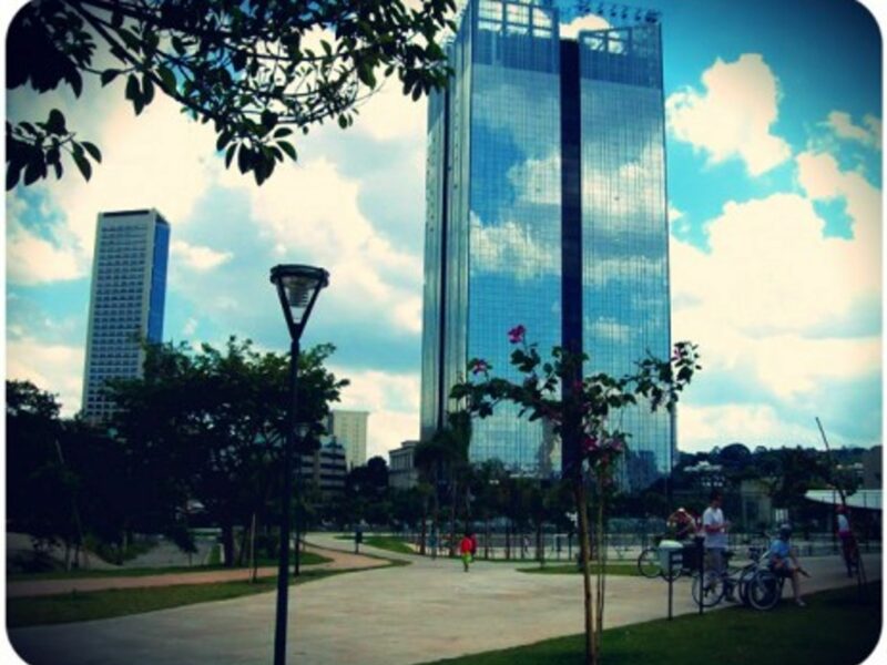 The Santander Brasil headquarters in SÃ£o Paulo
